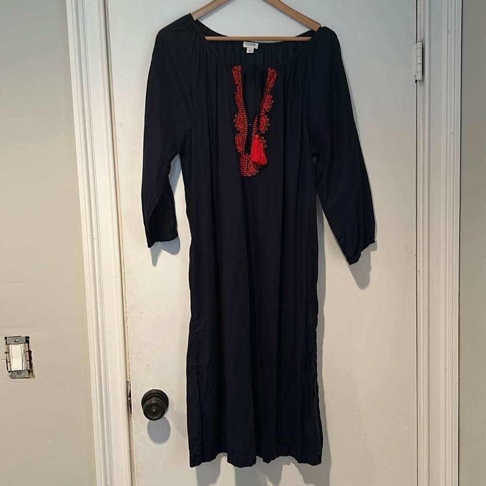J.Crew beach coverup large navy
